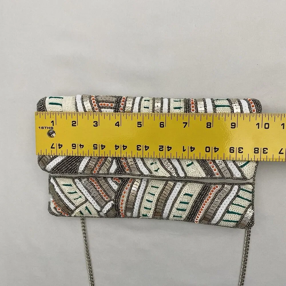 Unbranded sequin clutch